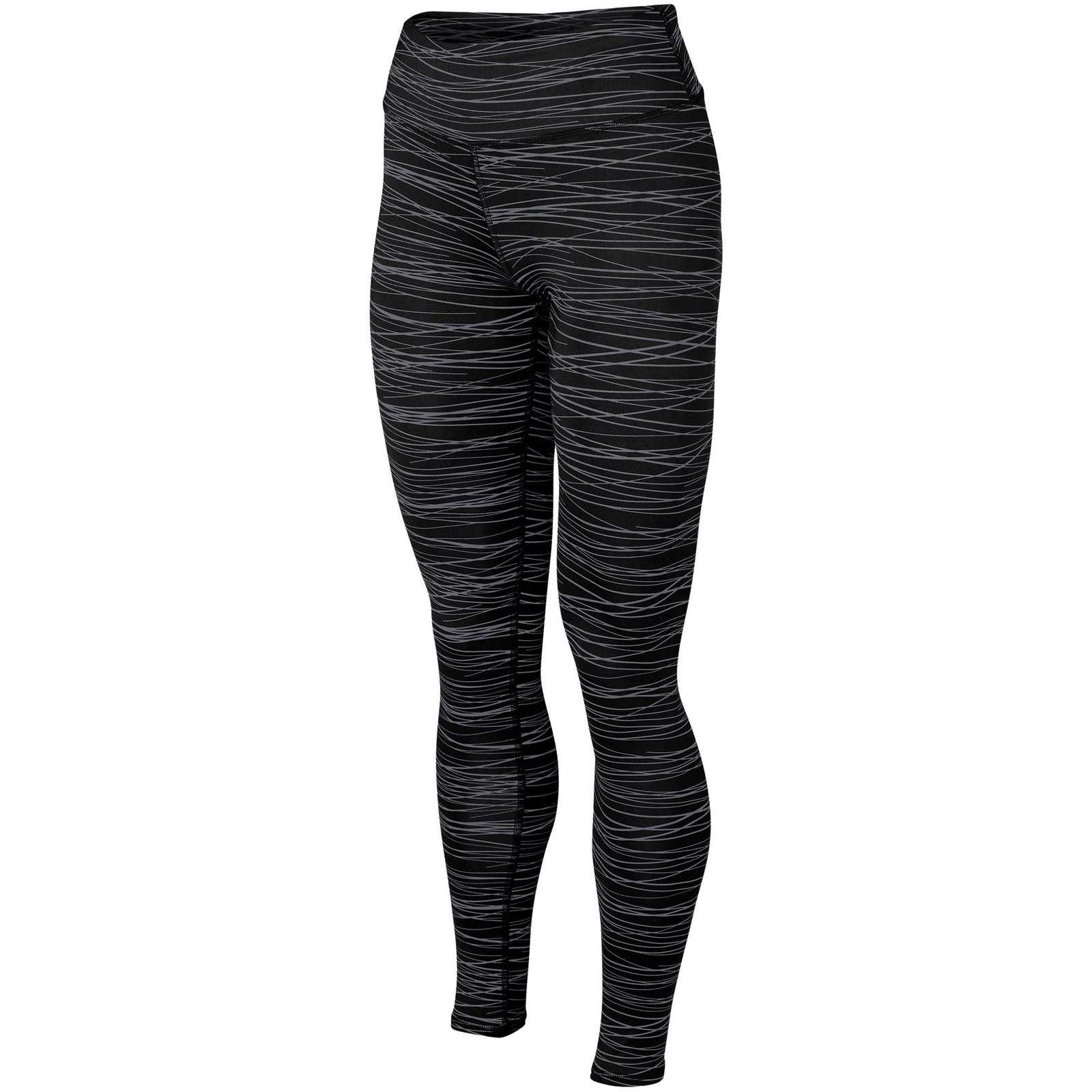 Augusta 2630 Ladies Hyperform Compression Tight - Black Graphite Print - HIT a Double
