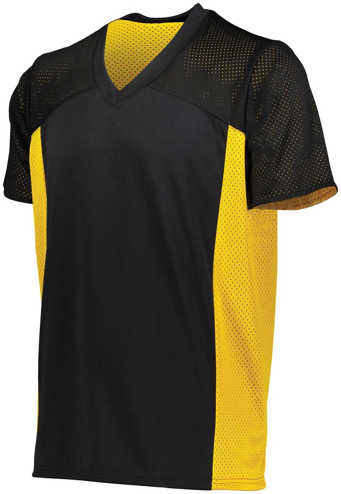 Augusta 264 Reversible Flag Football Jersey - Black Gold - HIT a Double