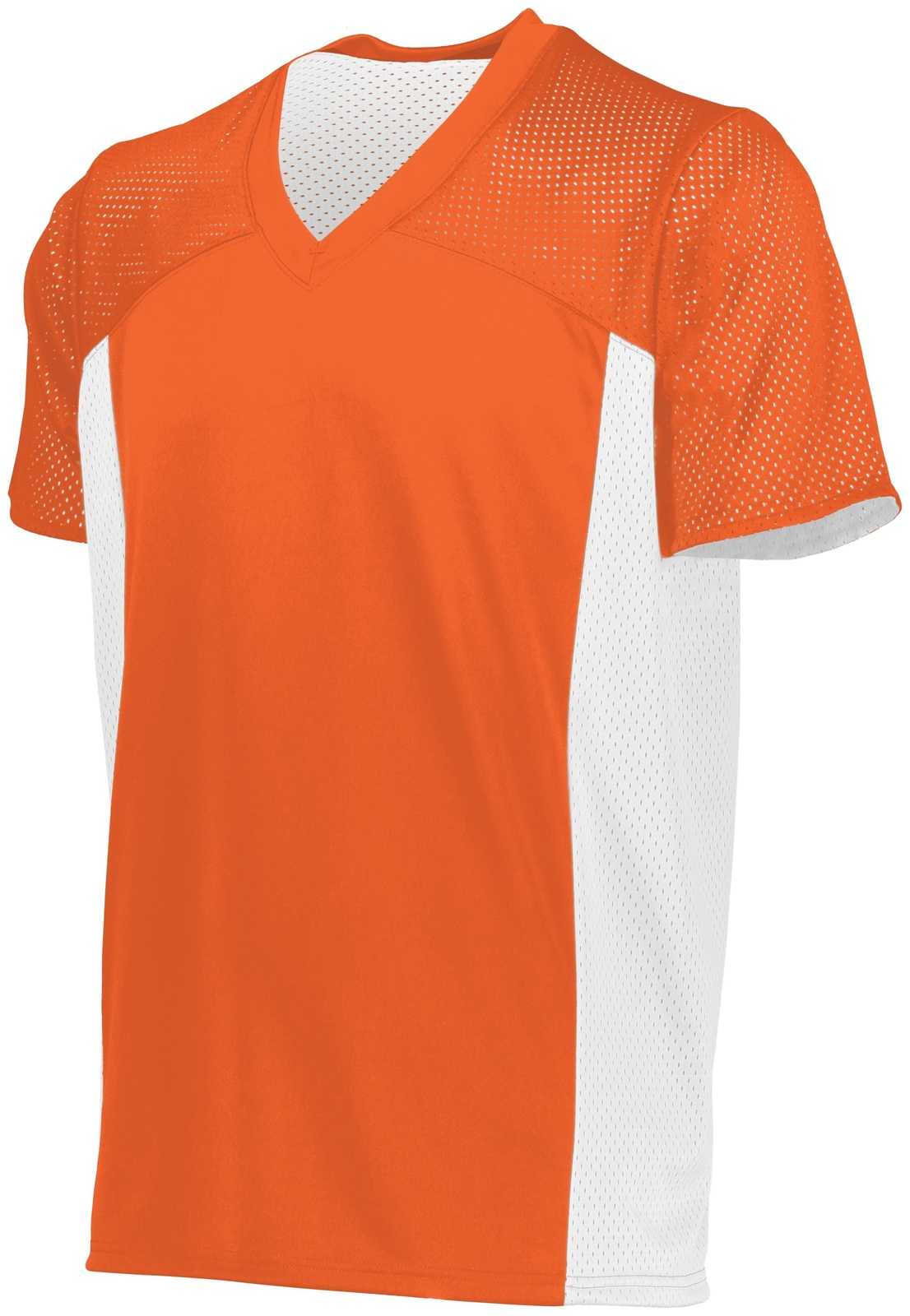 Augusta 264 Reversible Flag Football Jersey - Orange White - HIT a Double