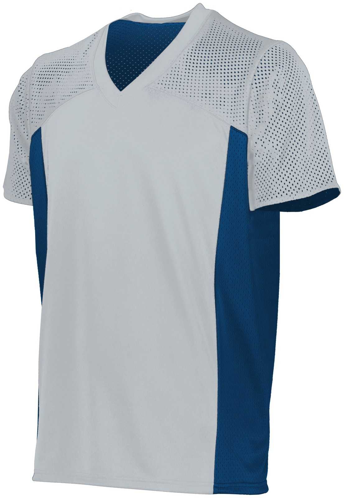 Augusta 264 Reversible Flag Football Jersey - Silver Navy - HIT a Double