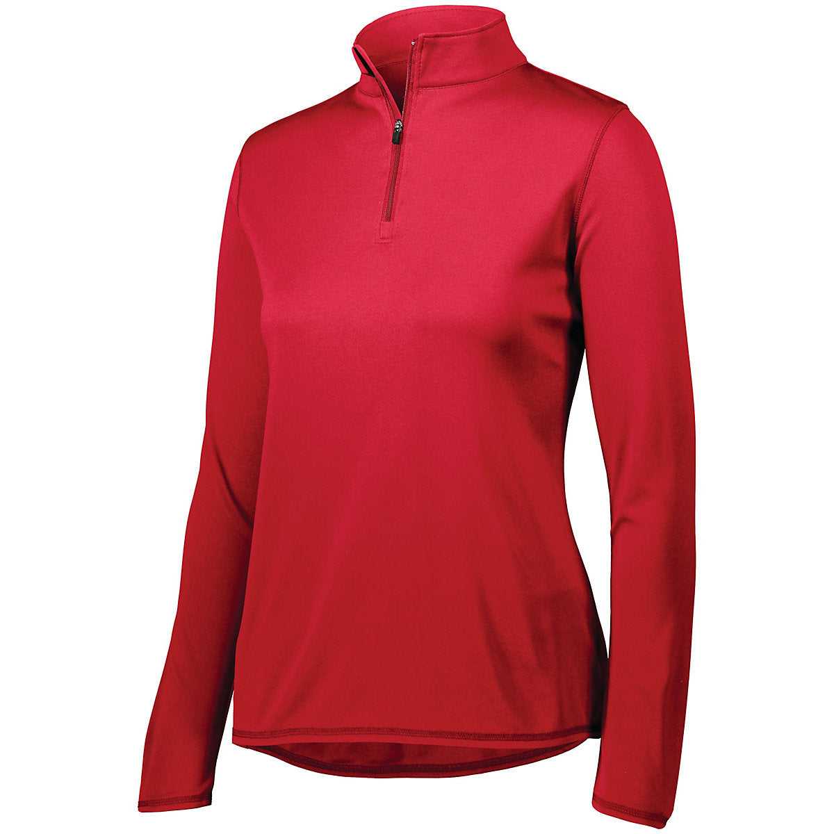 Augusta 2787 Ladies Attain 1/4 Zip Pullover - Red - HIT a Double
