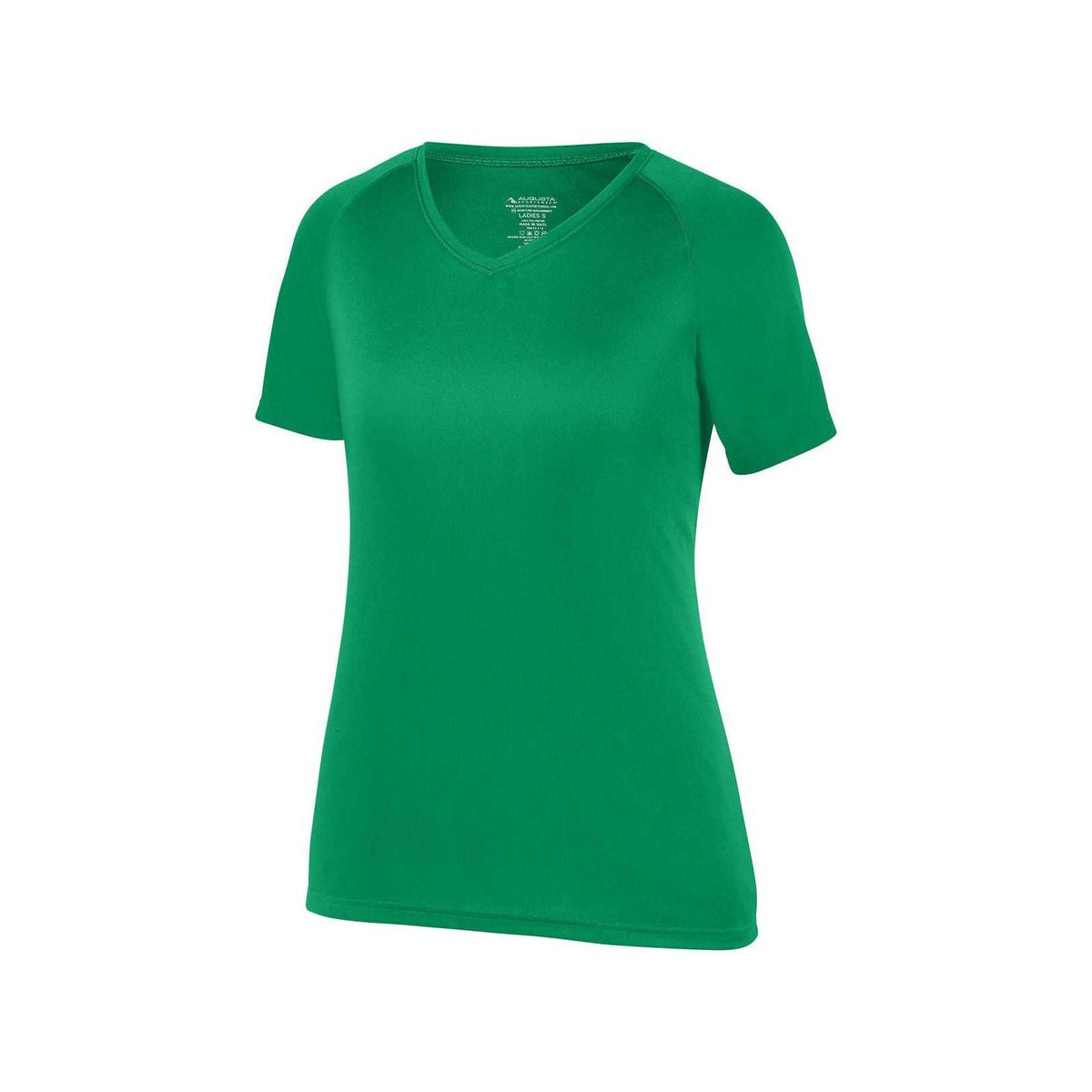 Augusta 2792 Ladies Attain Wicking Shirt - Kelly - HIT a Double