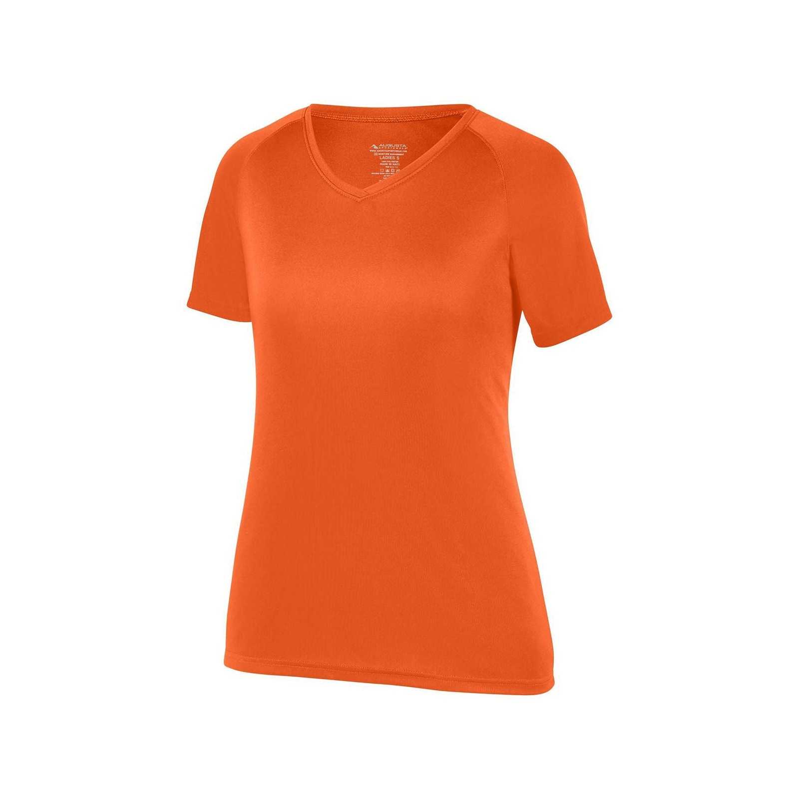 Augusta 2792 Ladies Attain Wicking Shirt - Orange - HIT a Double