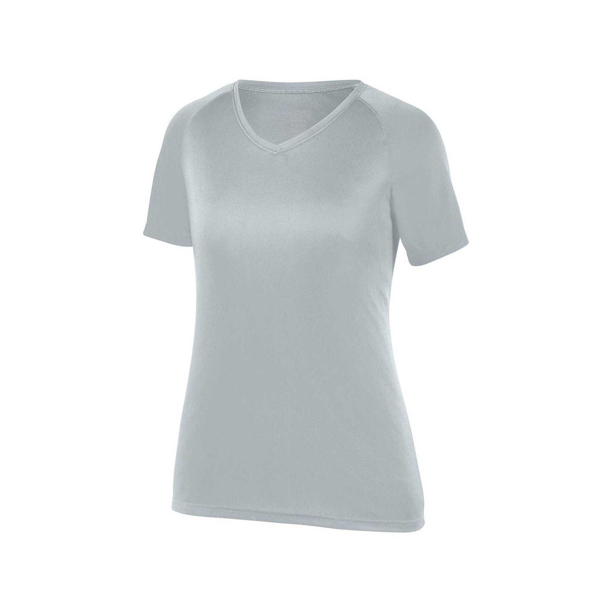 Augusta 2792 Ladies Attain Wicking Shirt - Silver - HIT a Double