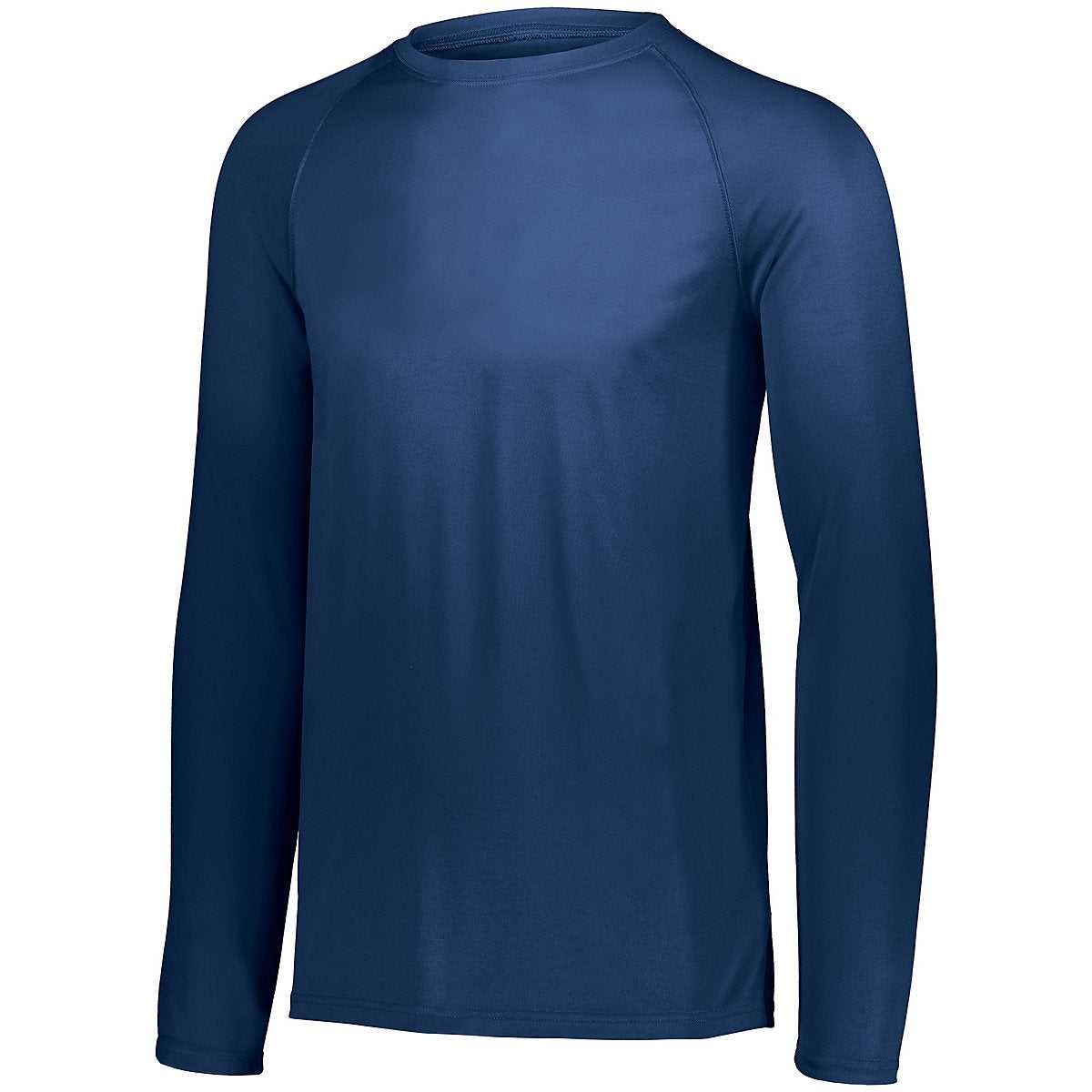 Augusta 2795 Attain Wicking Long Sleeve Shirt - Navy - HIT a Double