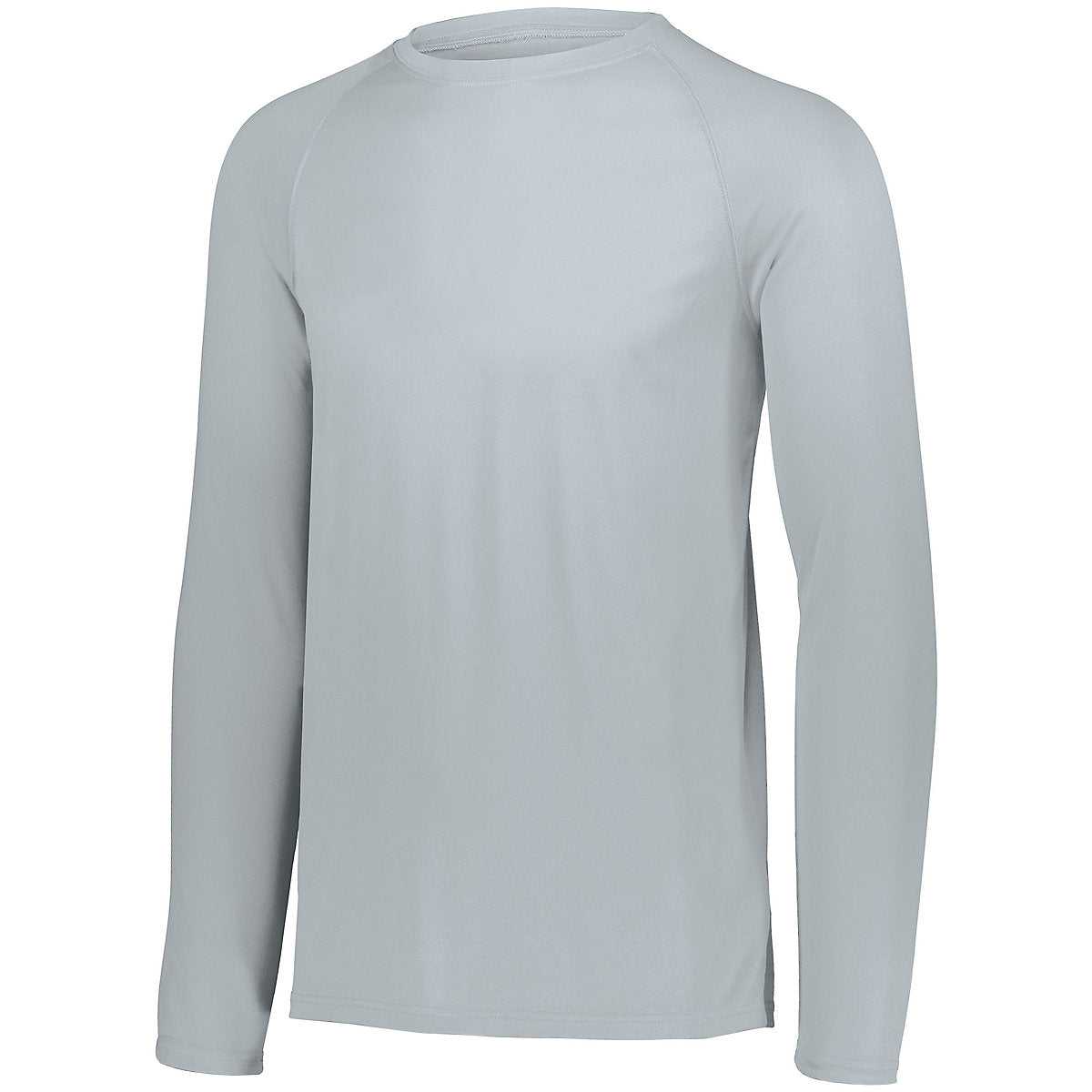 Augusta 2795 Attain Wicking Long Sleeve Shirt - Silver - HIT a Double