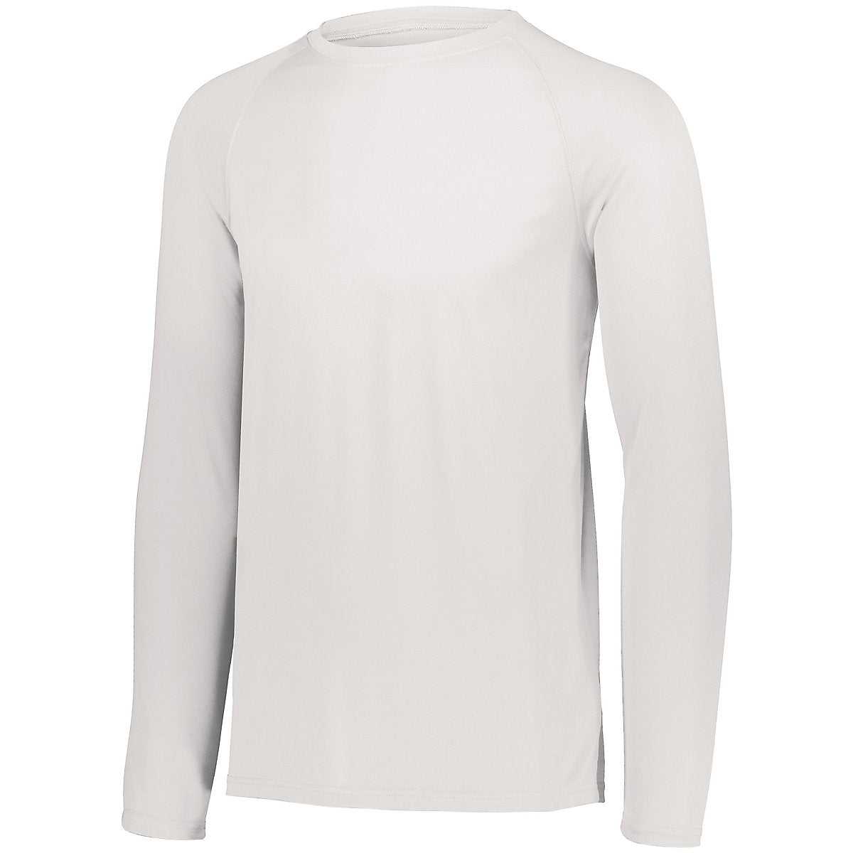 Augusta 2795 Attain Wicking Long Sleeve Shirt - White - HIT a Double