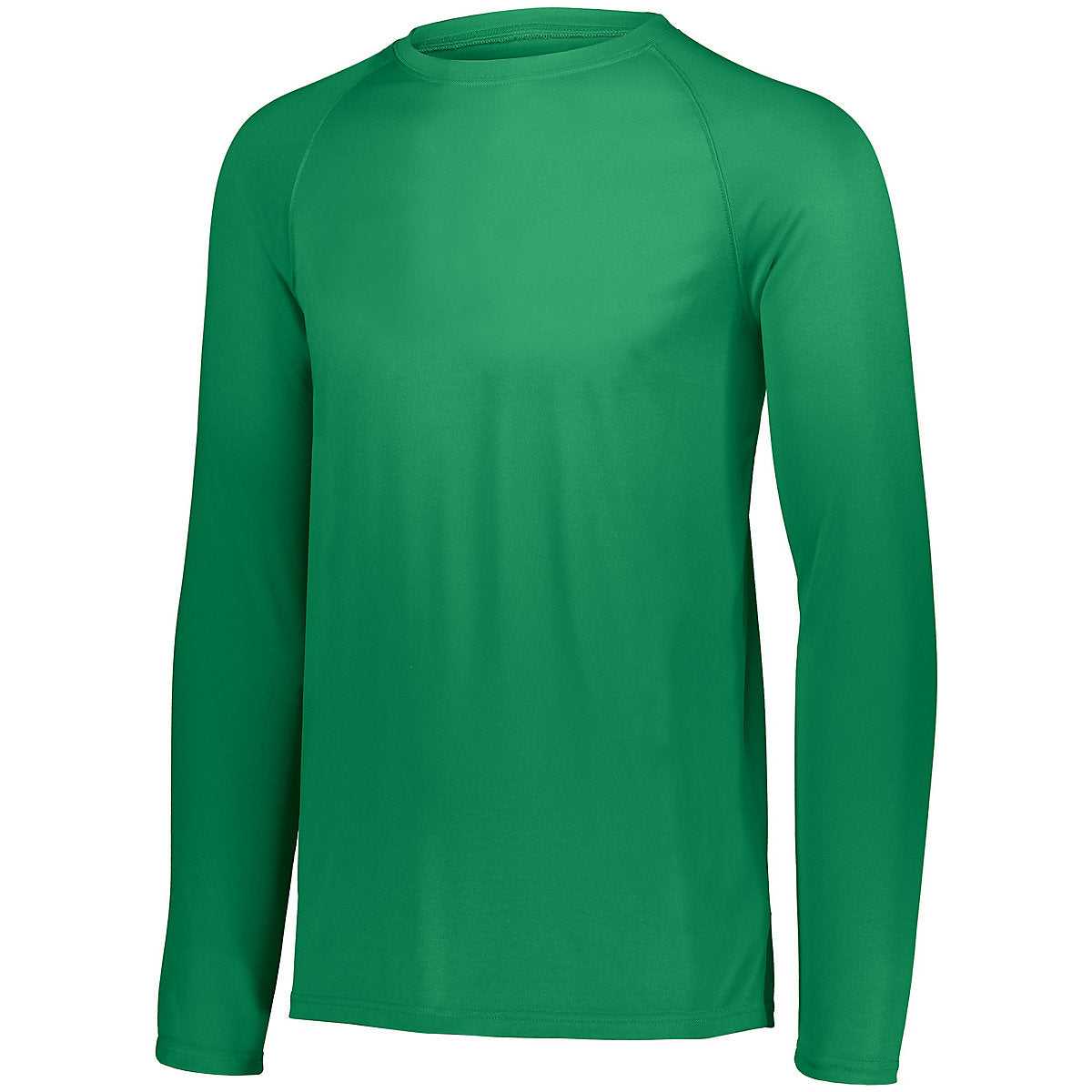 Augusta 2796 Youth Attain Wicking Long Sleeve Shirt - Kelly - HIT a Double