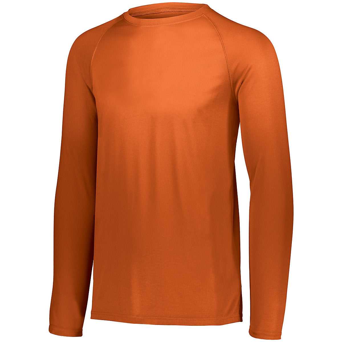 Augusta 2796 Youth Attain Wicking Long Sleeve Shirt - Orange - HIT a Double