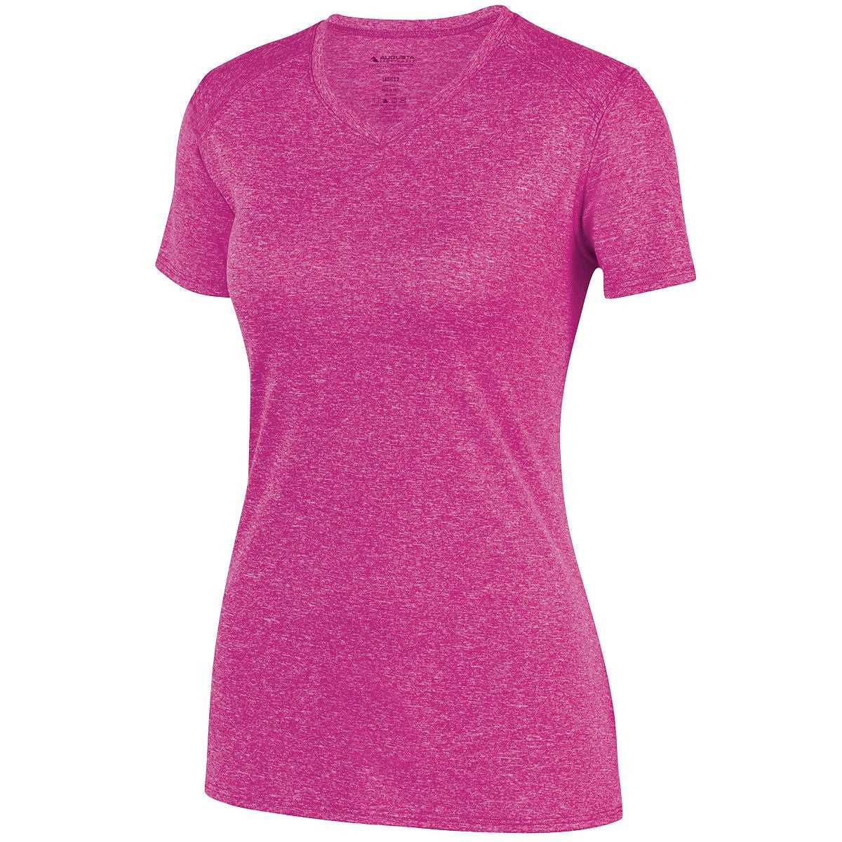 Augusta 2805 Ladies Kinergy Training Tee - Power Pink Heather - HIT a Double