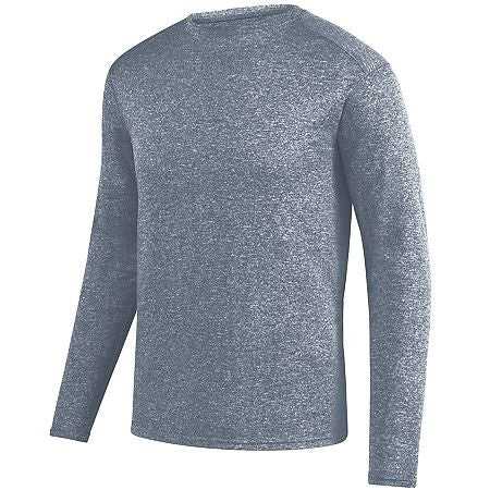 Augusta 2807 Kinergy Long Sleeve Tee - Graphite Heather - HIT a Double