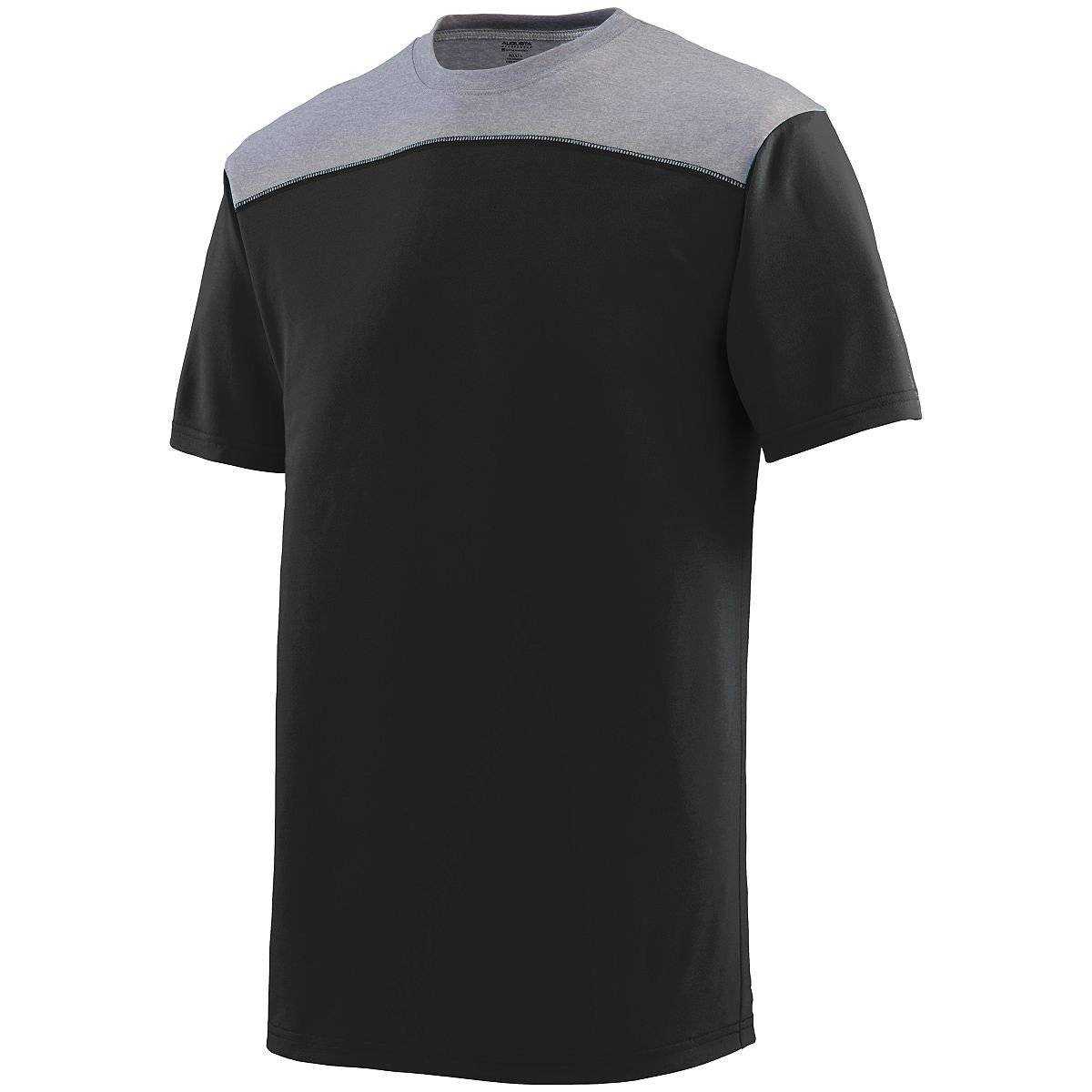 Augusta 3055 Challenge T-Shirt - Black Dark Gray - HIT a Double