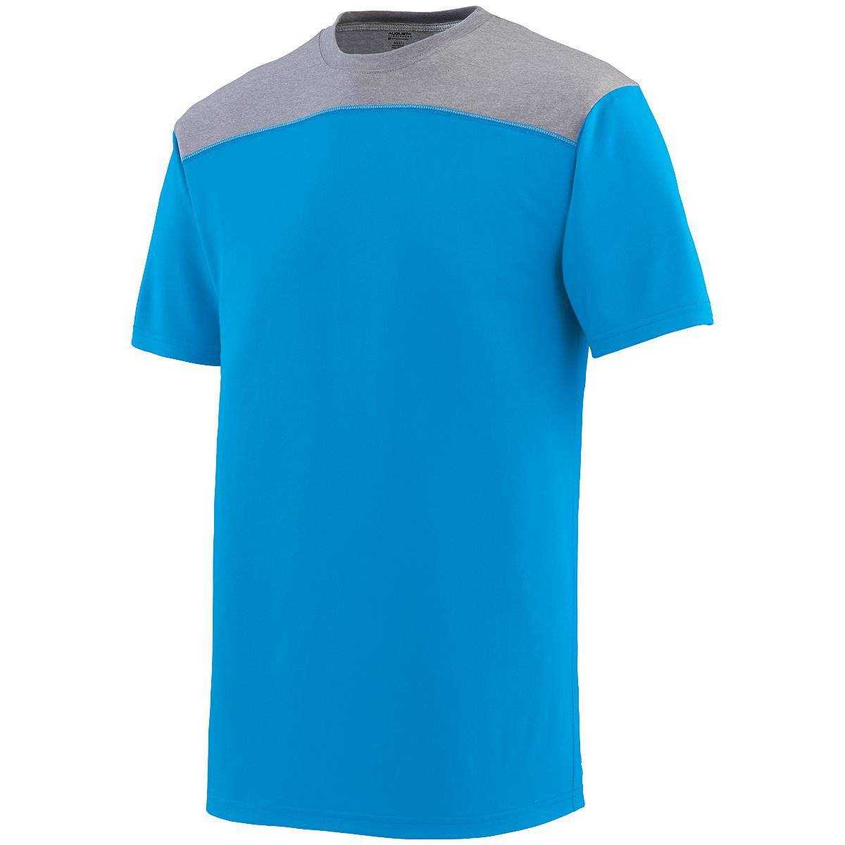 Augusta 3055 Challenge T-Shirt - Blue Dark Gray - HIT a Double