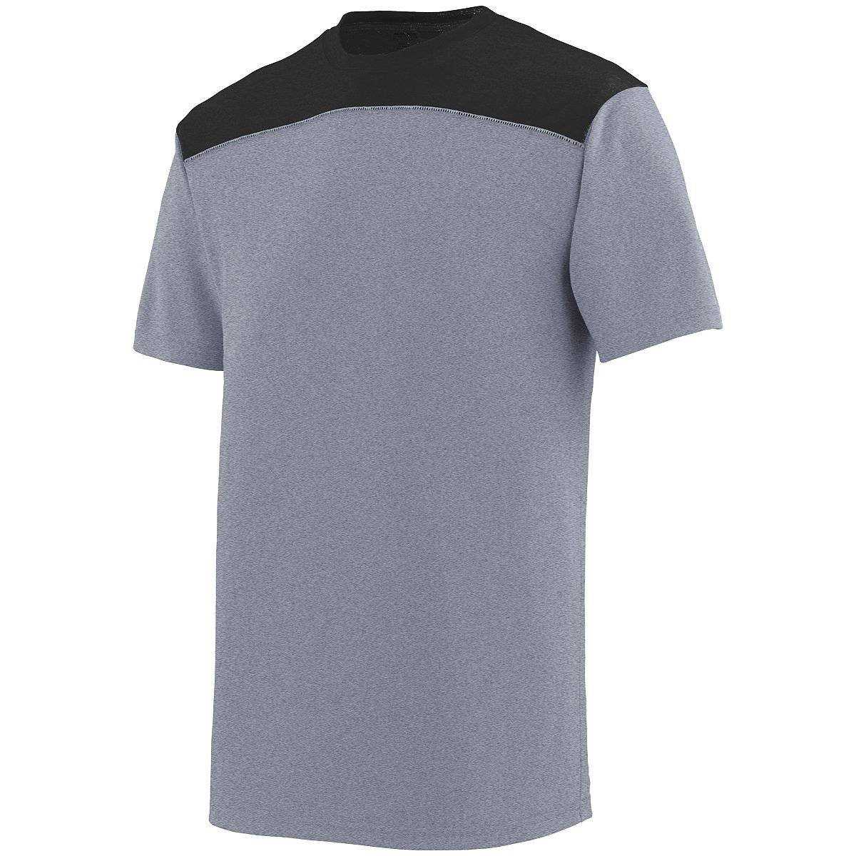 Augusta 3055 Challenge T-Shirt - Dark Gray Black - HIT a Double