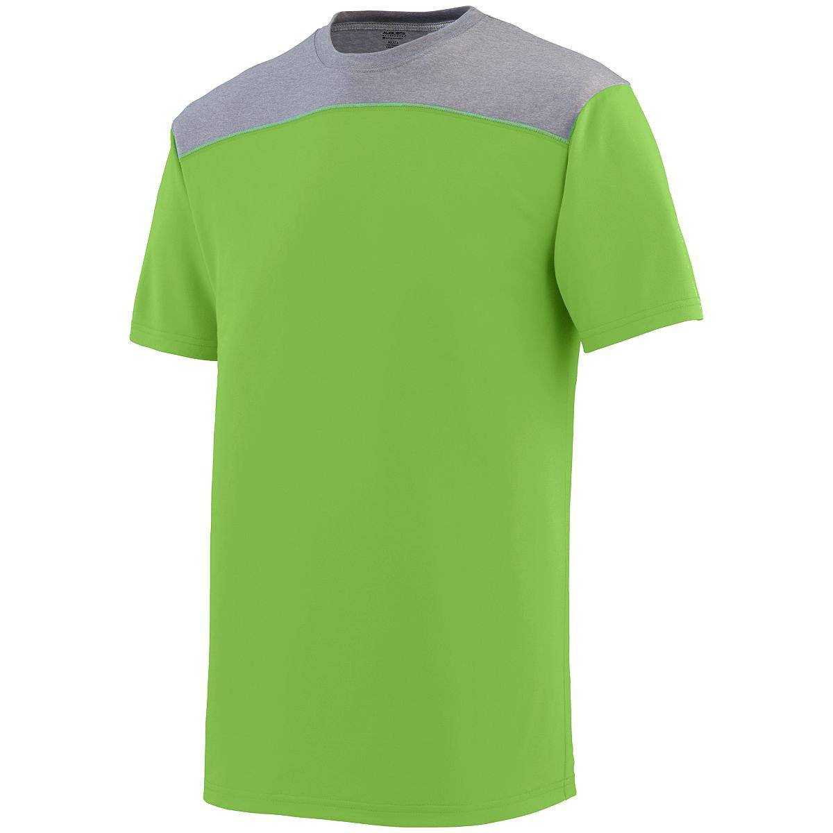 Augusta 3055 Challenge T-Shirt - Lime Dark Gray - HIT a Double