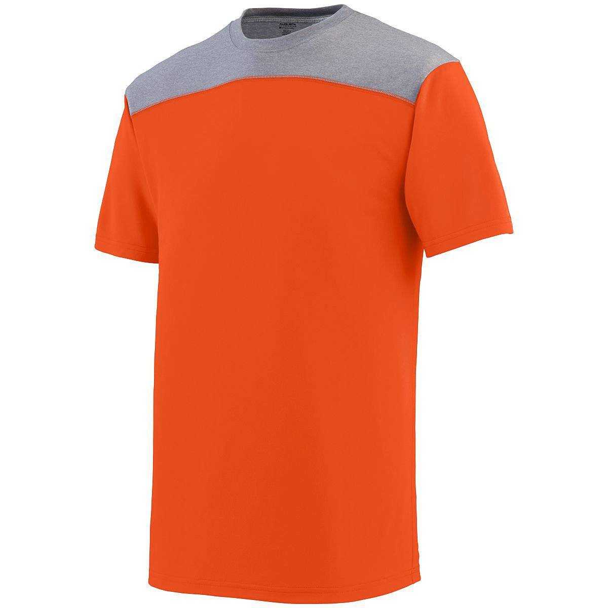 Augusta 3055 Challenge T-Shirt - Orange Dark Gray - HIT a Double