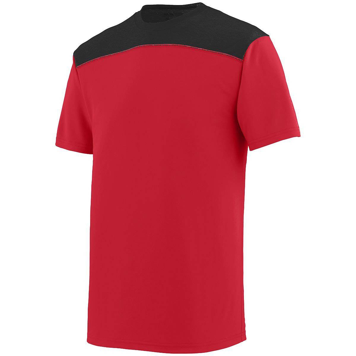 Augusta 3055 Challenge T-Shirt - Red Black - HIT a Double