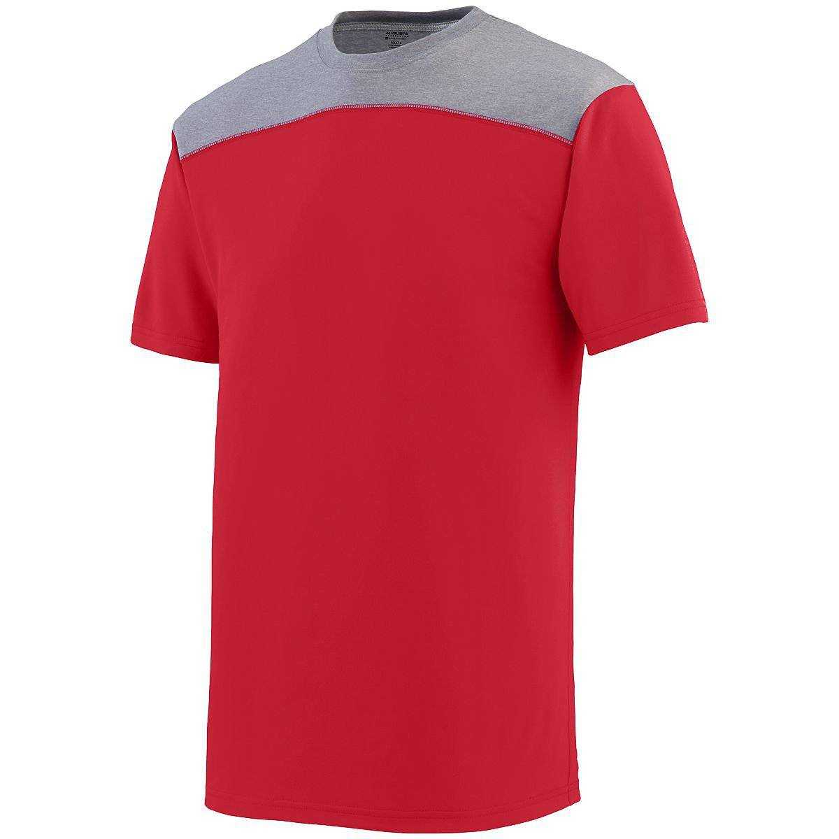 Augusta 3055 Challenge T-Shirt - Red Dark Gray - HIT a Double