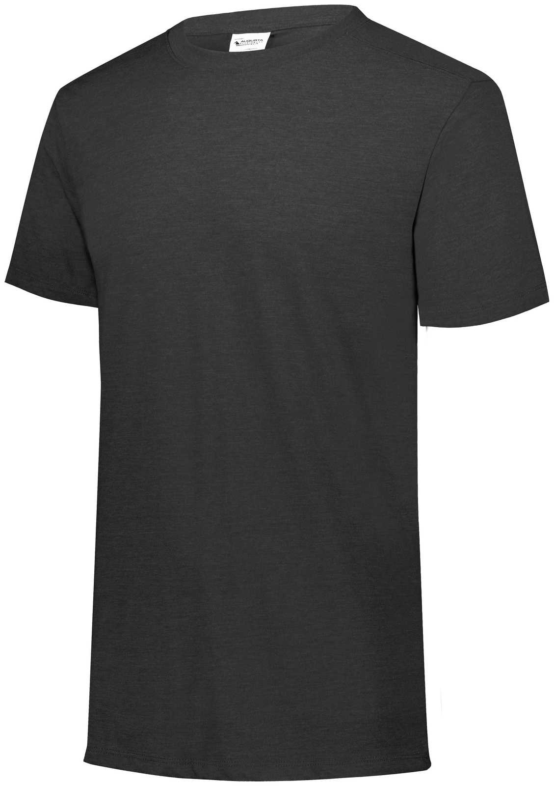 Augusta 3065 Tri-Blend T-Shirt - Black Heather - HIT a Double