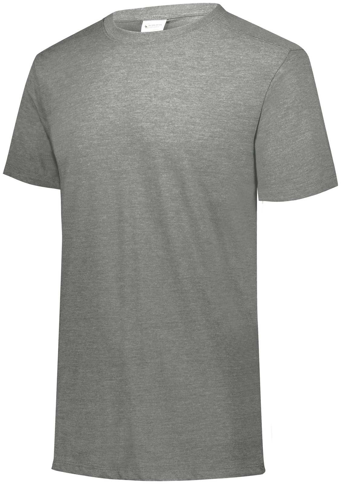 Augusta 3065 Tri-Blend T-Shirt - Grey Heather - HIT a Double