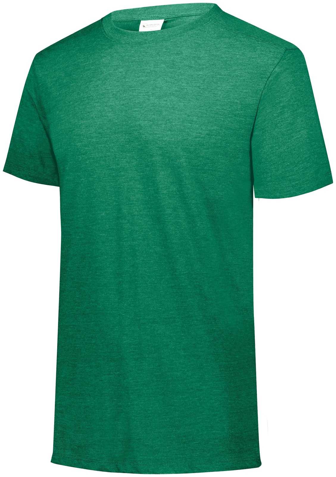 Augusta 3065 Tri-Blend T-Shirt - Kelly Heather - HIT a Double