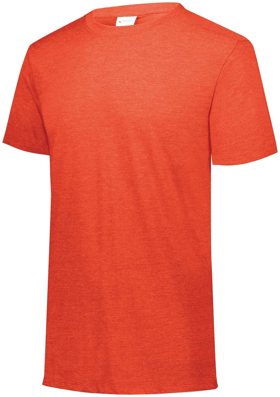 Augusta 3065 Tri-Blend T-Shirt - Orange Heather - HIT a Double