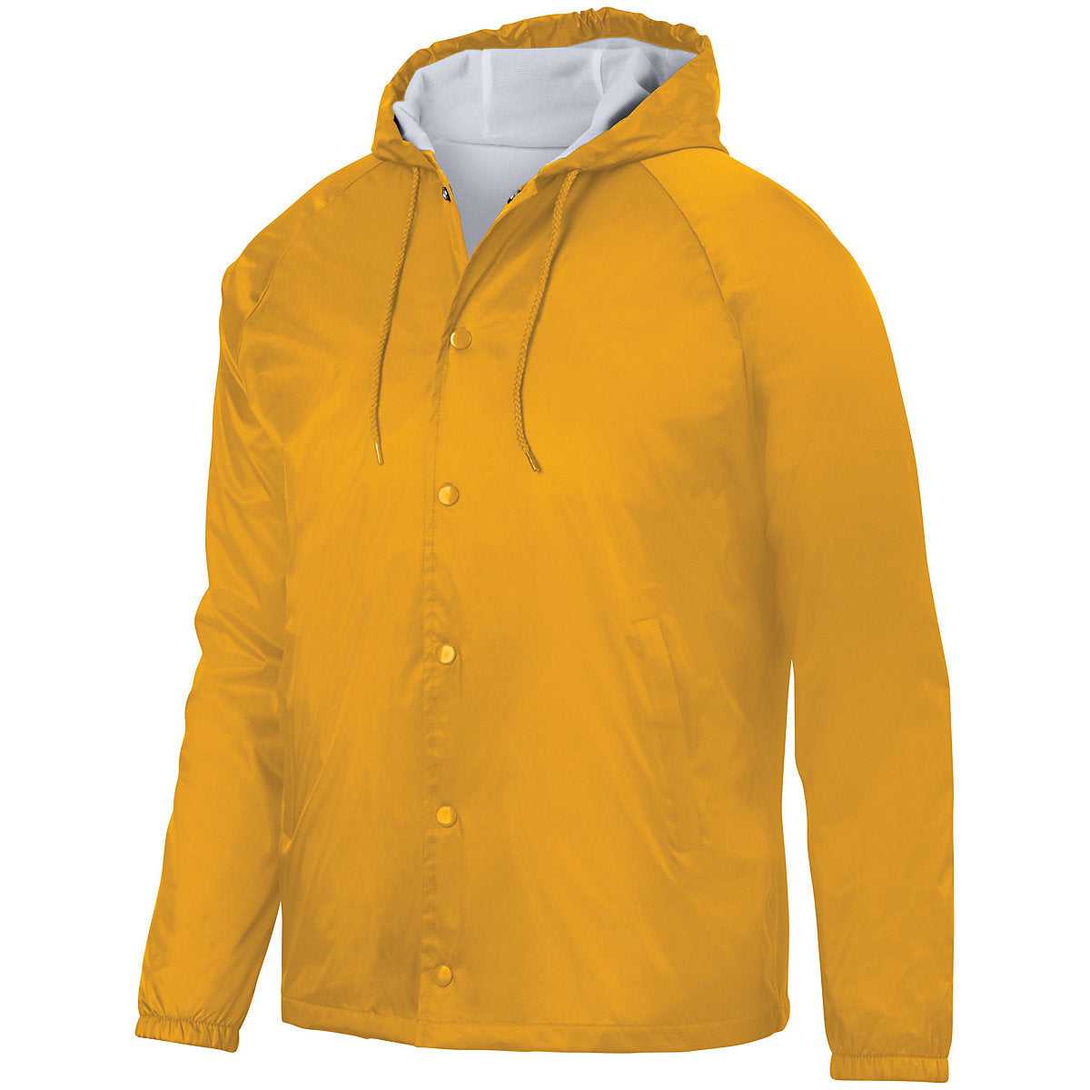 Augusta 3102 Hooded Coach&#39;s Jacket - Gold - HIT a Double
