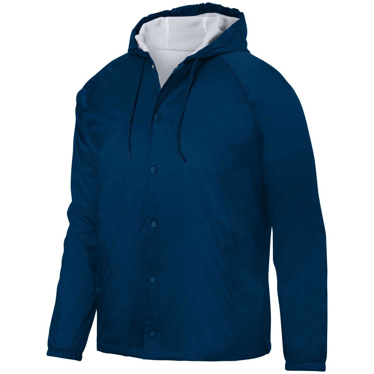 Augusta 3102 Hooded Coach&#39;s Jacket - Navy - HIT a Double