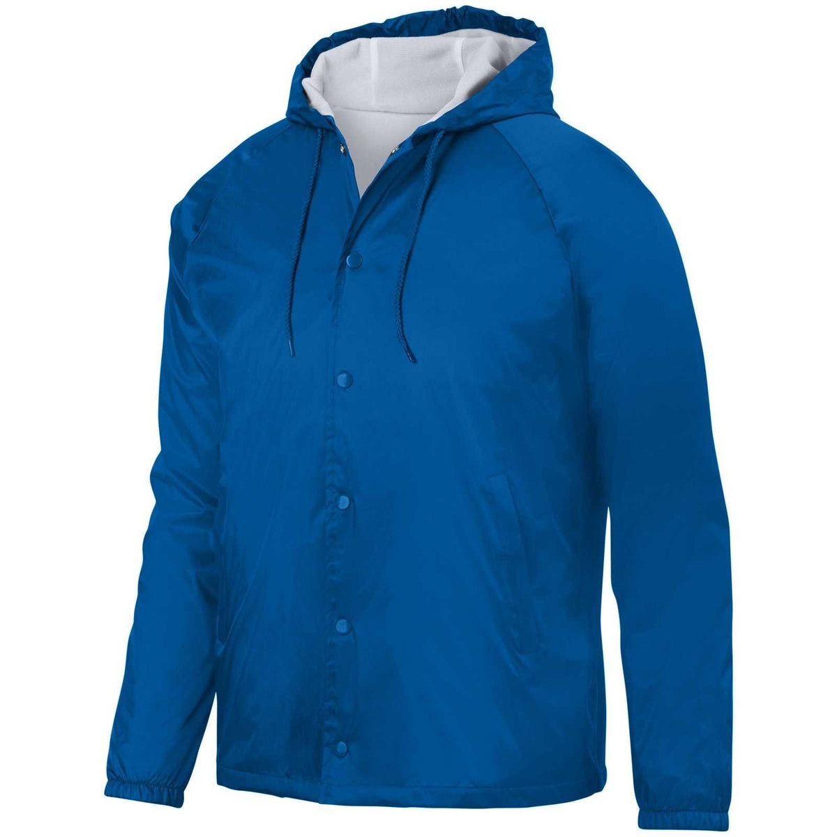 Augusta 3102 Hooded Coach&#39;s Jacket - Royal - HIT a Double