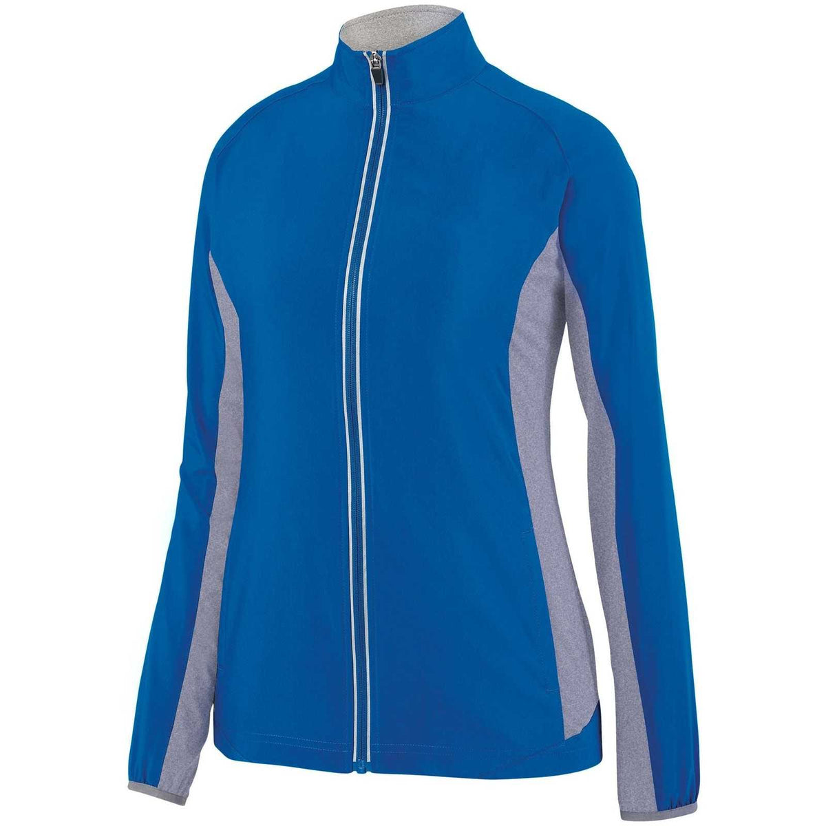 Augusta 3302 Ladies Preeminent Jacket - Royal Graphite Heather - HIT a Double