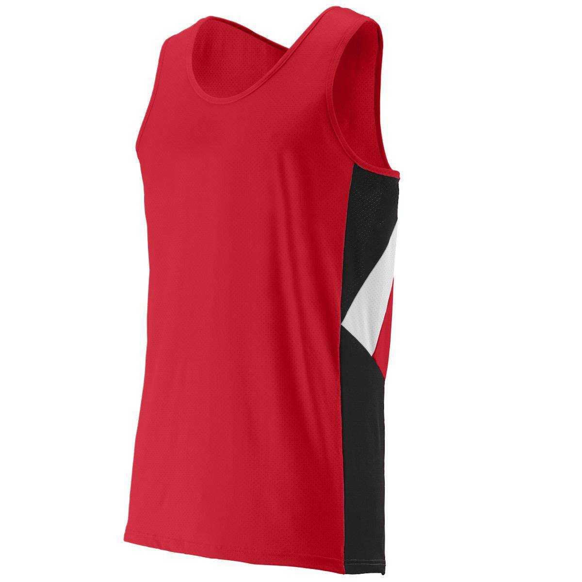 Augusta 332 Sprint Jersey - Red Black White - HIT a Double