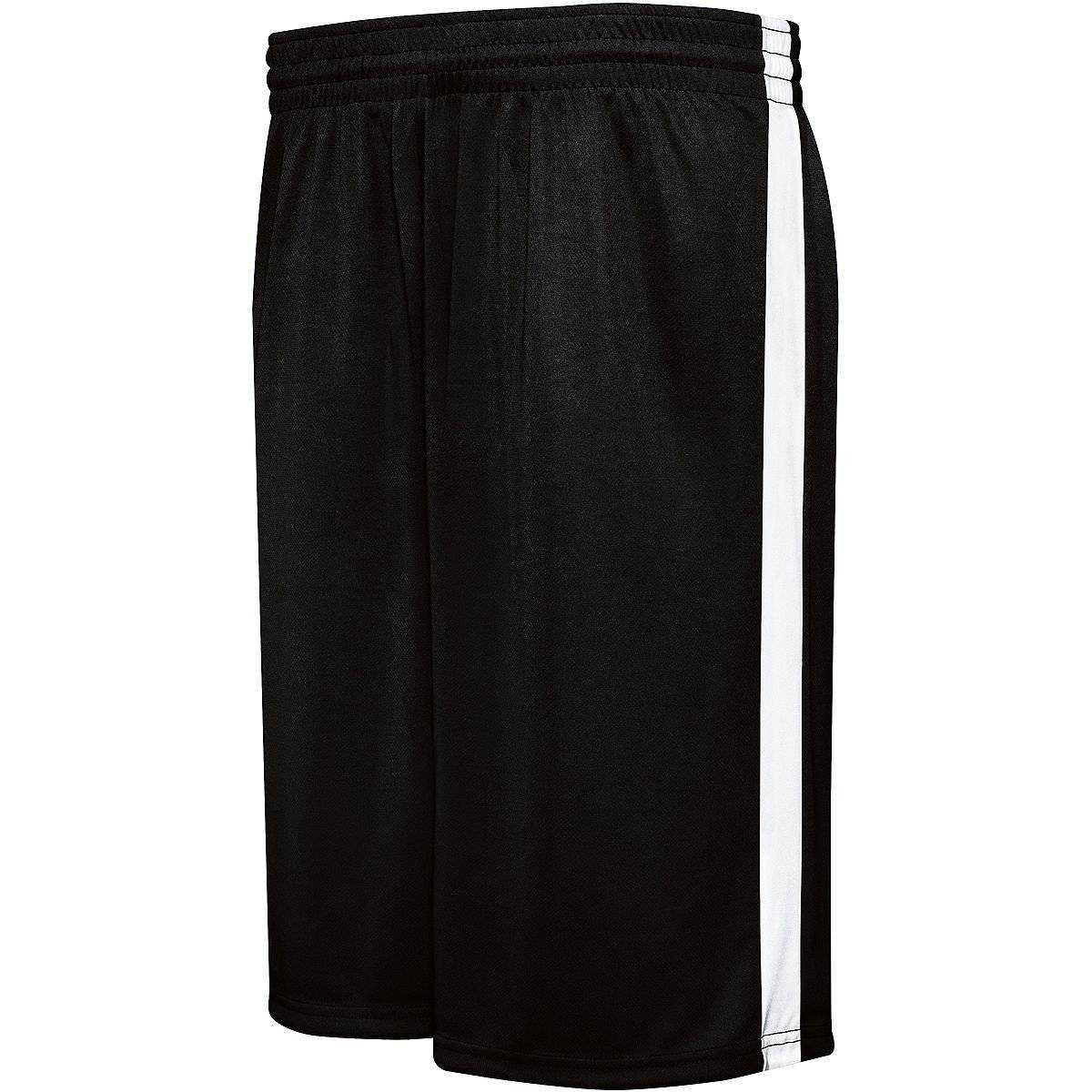 Augusta 335871 Youth Competition Reversible Short - Black White - HIT a Double