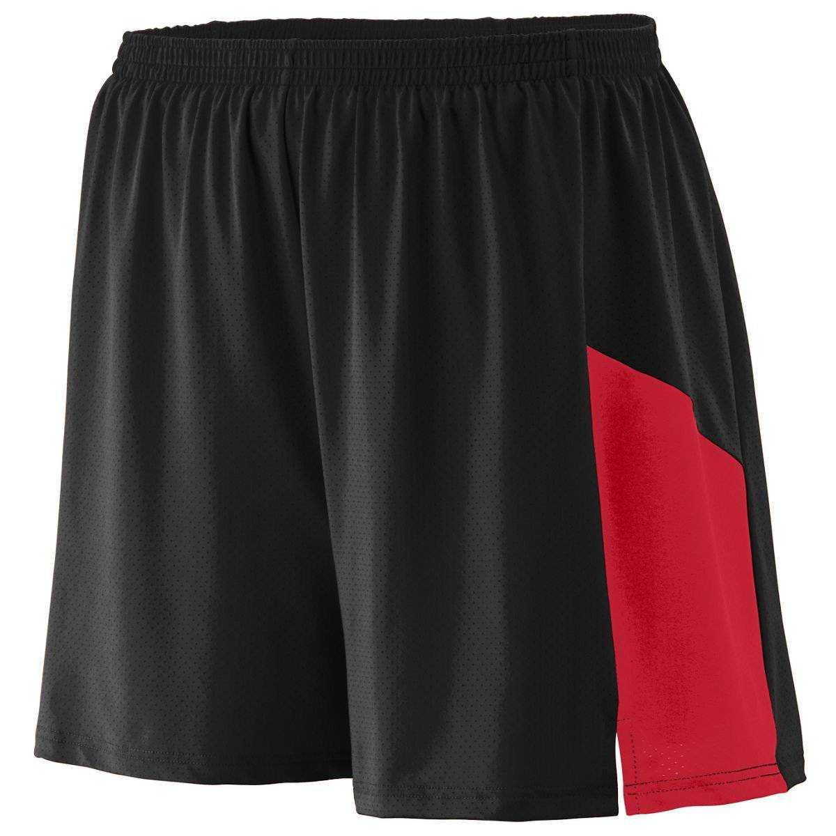 Augusta 335 Sprint Short - Black Red - HIT a Double