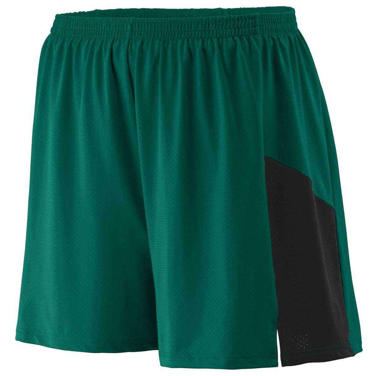 Augusta 336 Sprint Short - Youth - Forest Black - HIT a Double