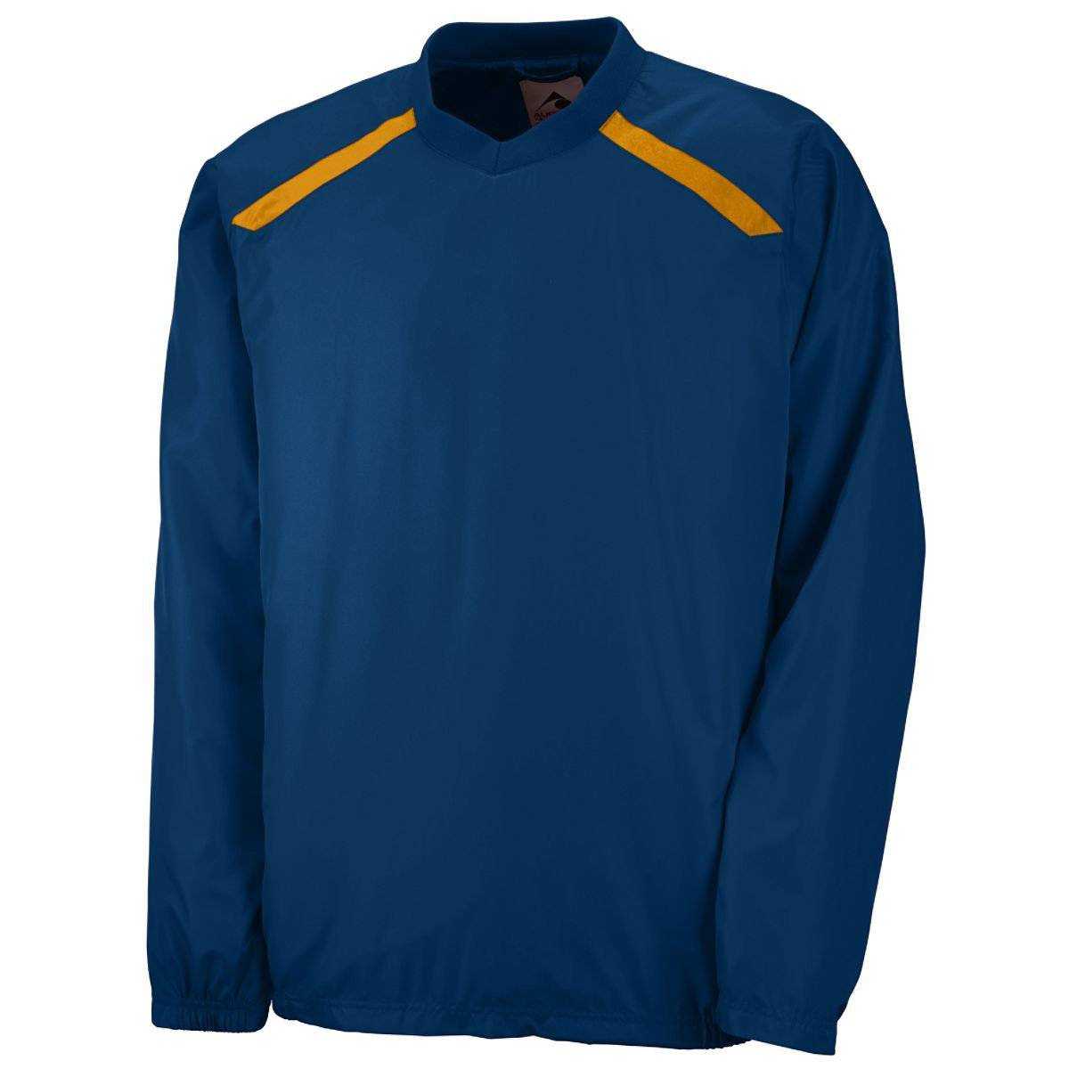 Augusta 3418 Youth Promentum Pullover - Navy Gold - HIT a Double