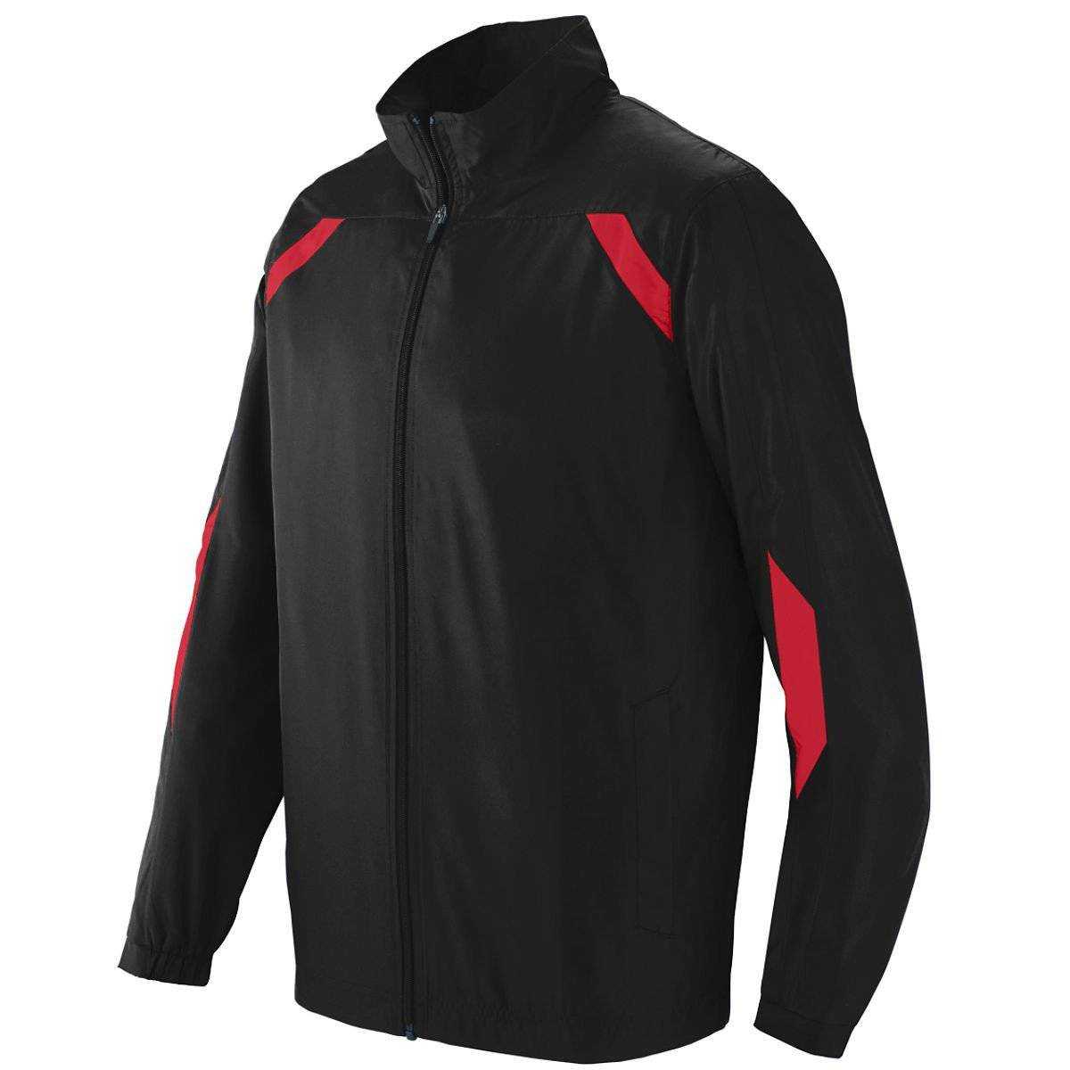 Augusta 3500 Avail Jacket - Black Red - HIT a Double