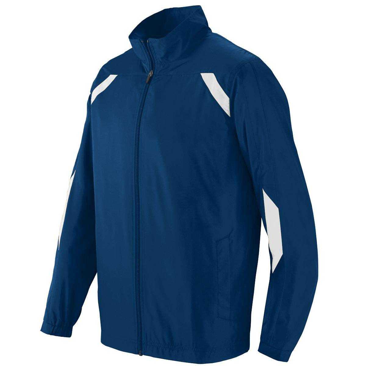 Augusta 3500 Avail Jacket - Navy White - HIT a Double