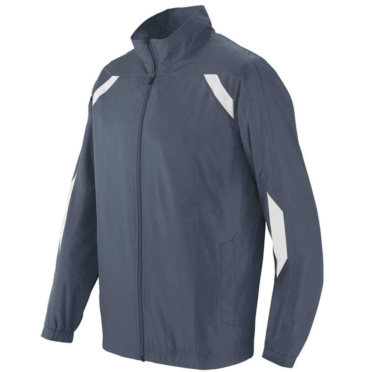 Augusta 3501 Avail Jacket - Youth - Dark Gray White - HIT a Double