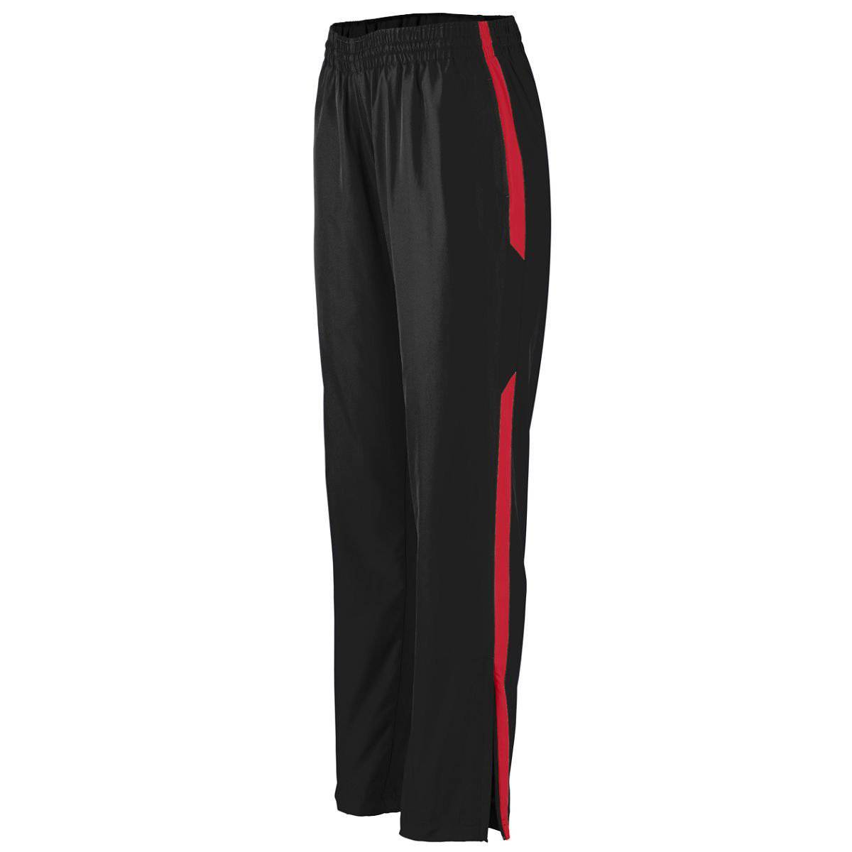 Augusta 3506 Ladies Avail Pant - Black Red - HIT a Double