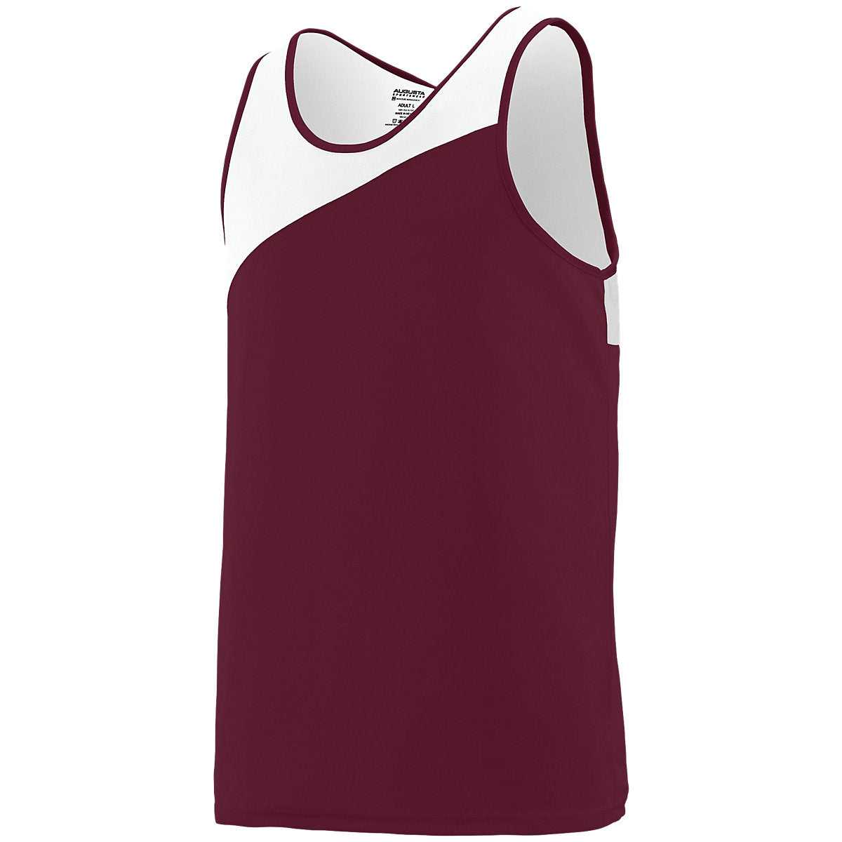 Augusta 352 Accelerate Jersey - Maroon White - HIT a Double
