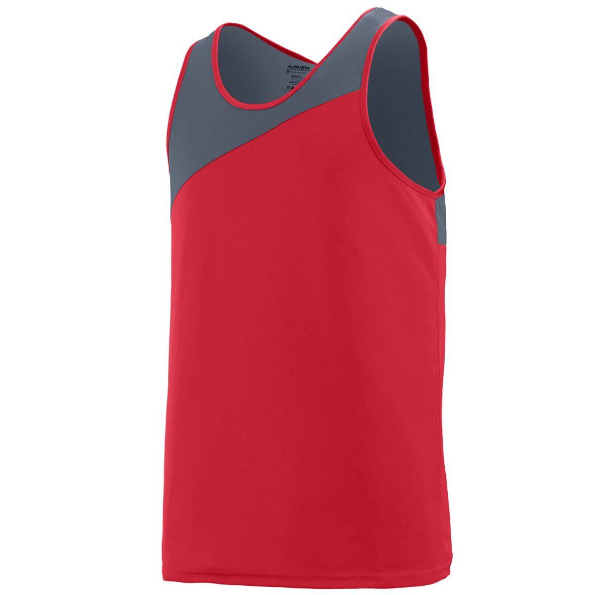 Augusta 352 Accelerate Jersey - Red Dark Gray - HIT a Double