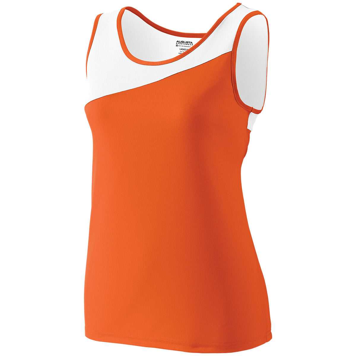 Augusta 354 Ladies Accelerate Jersey - Orange White - HIT a Double