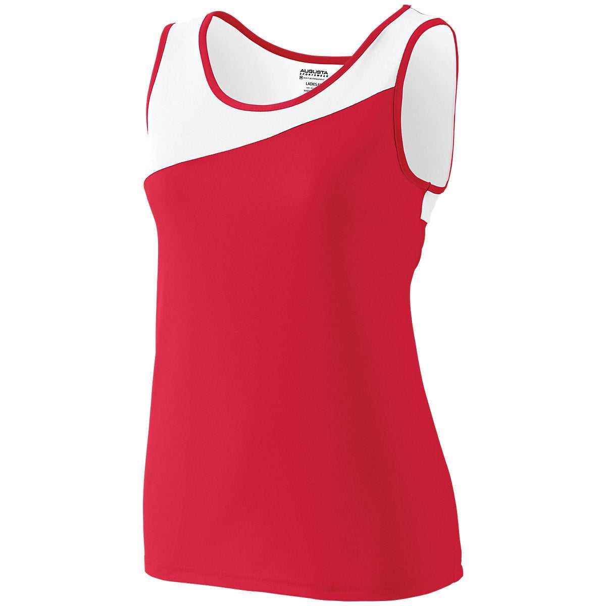 Augusta 354 Ladies Accelerate Jersey - Red White - HIT a Double