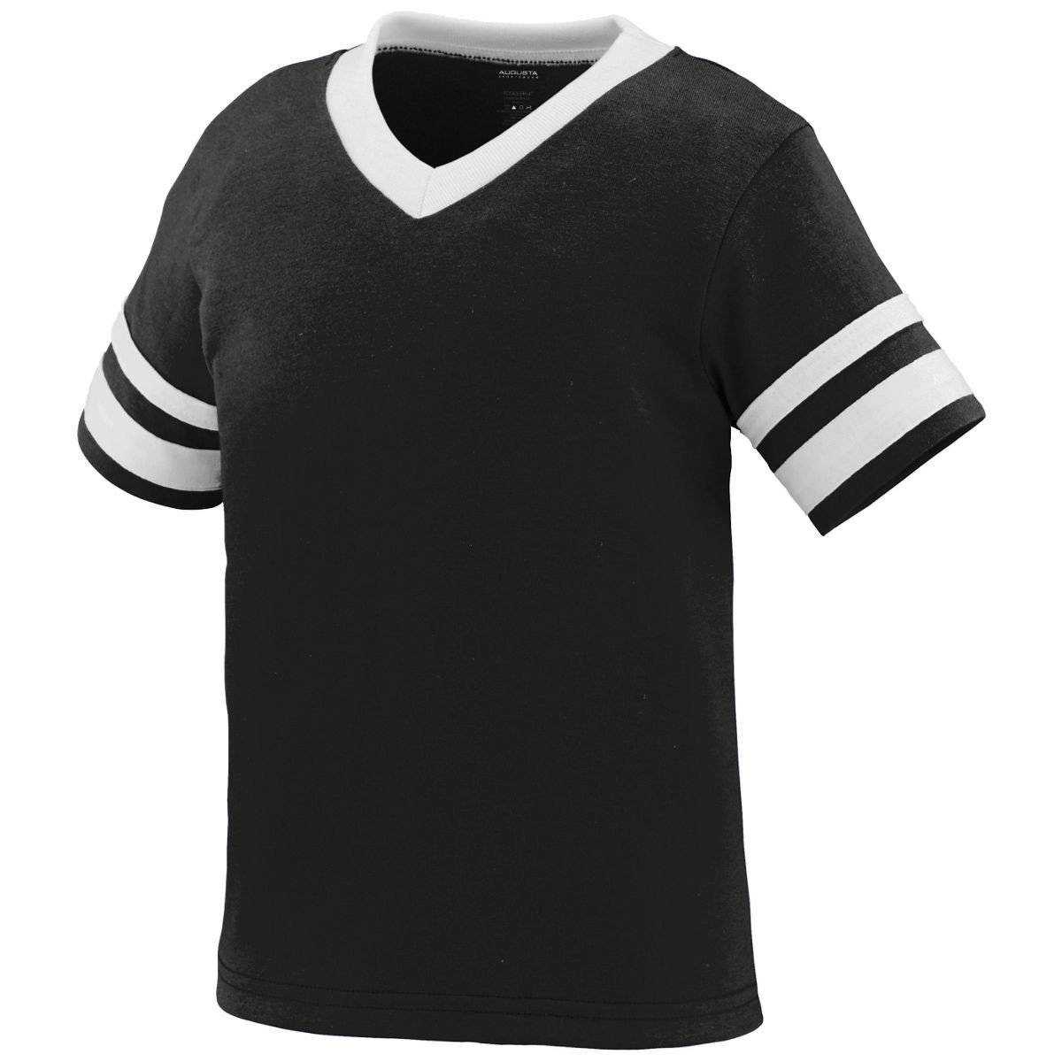 Augusta 362 Sleeve Stripe Jersey - Toddler - Black White - HIT a Double