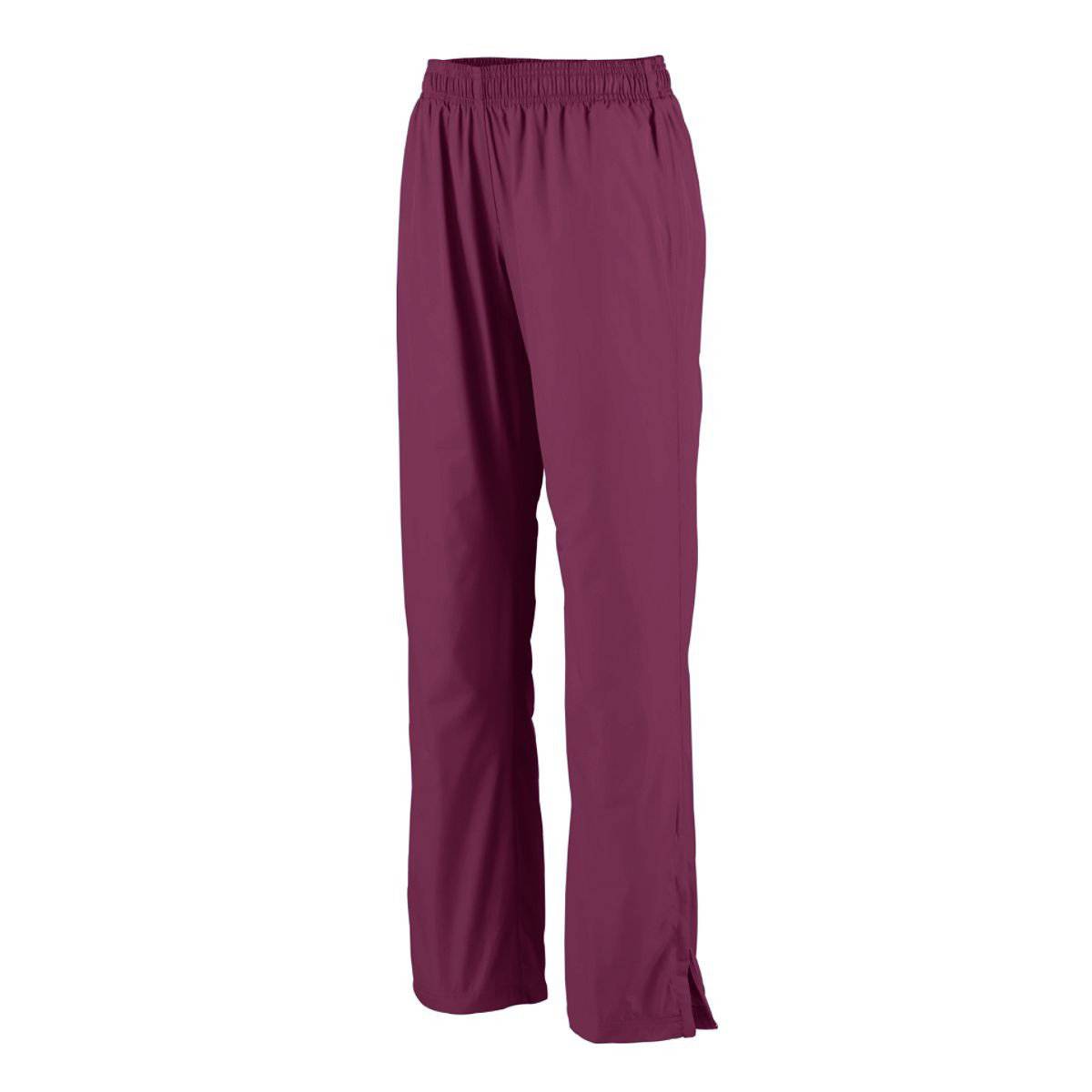 Augusta 3715 Ladies Solid Pant - Maroon - HIT a Double
