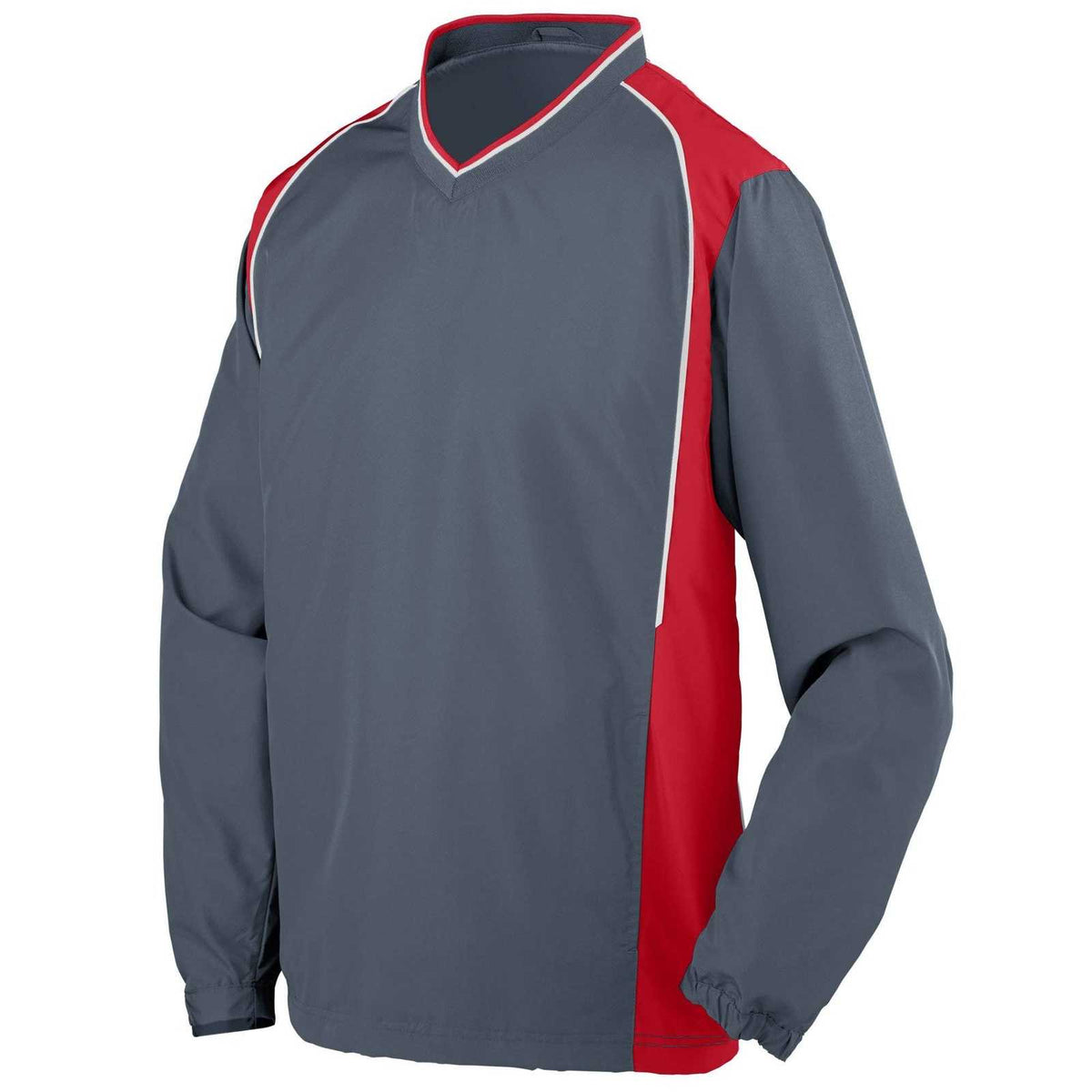 Augusta 3745 Roar Pullover - Graphite Red White - HIT a Double