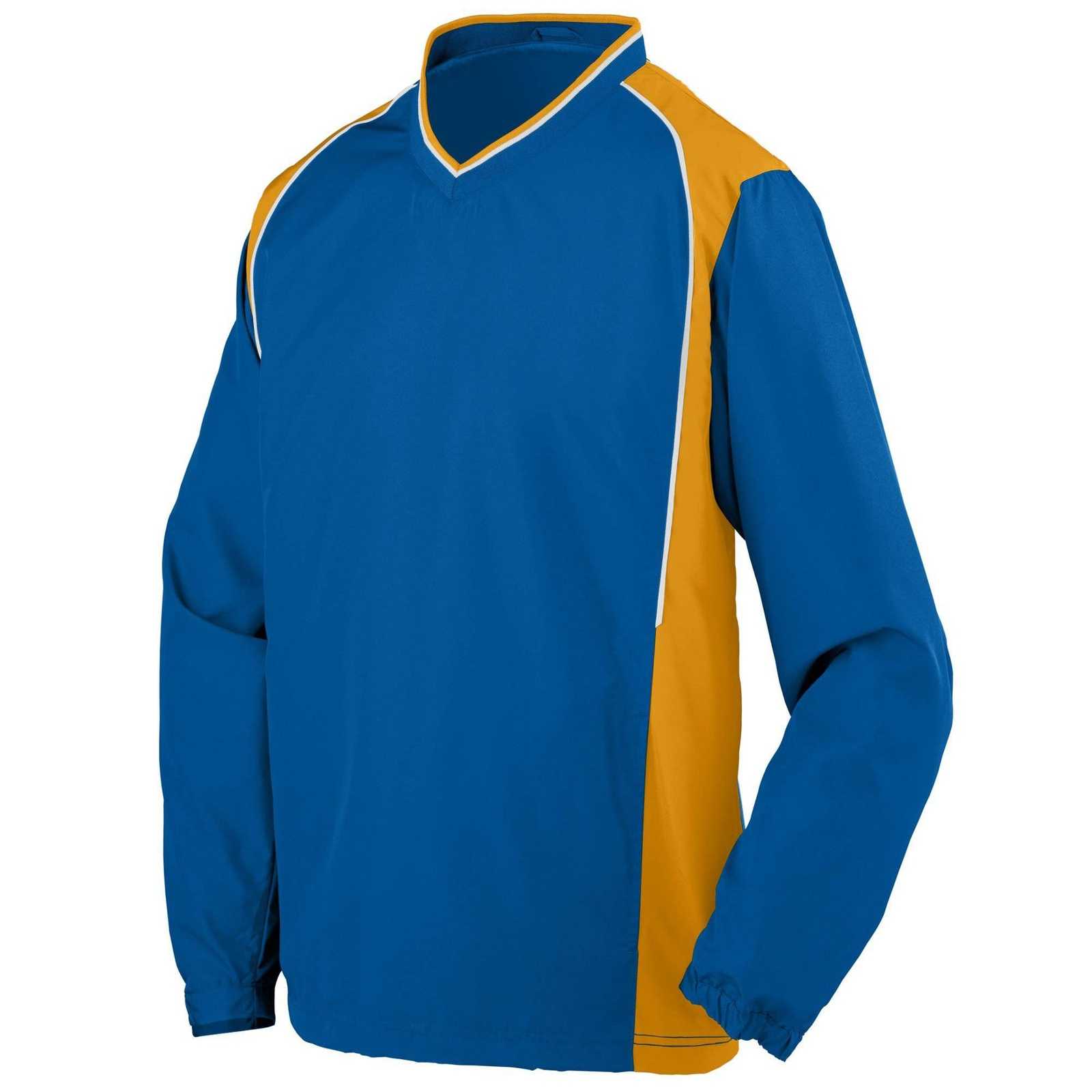Augusta 3745 Roar Pullover - Royal Gold White - HIT a Double