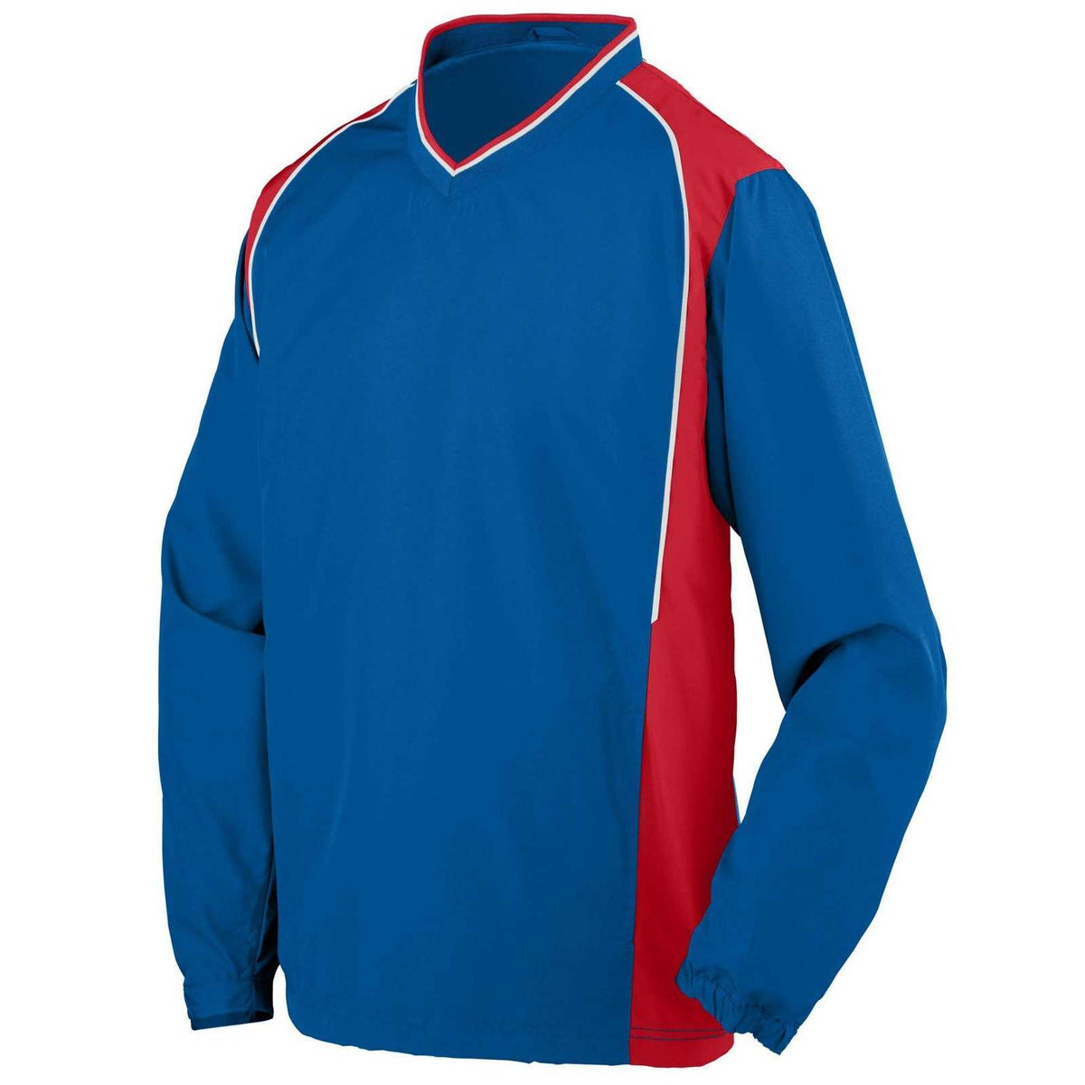 Augusta 3745 Roar Pullover - Royal Red White - HIT a Double