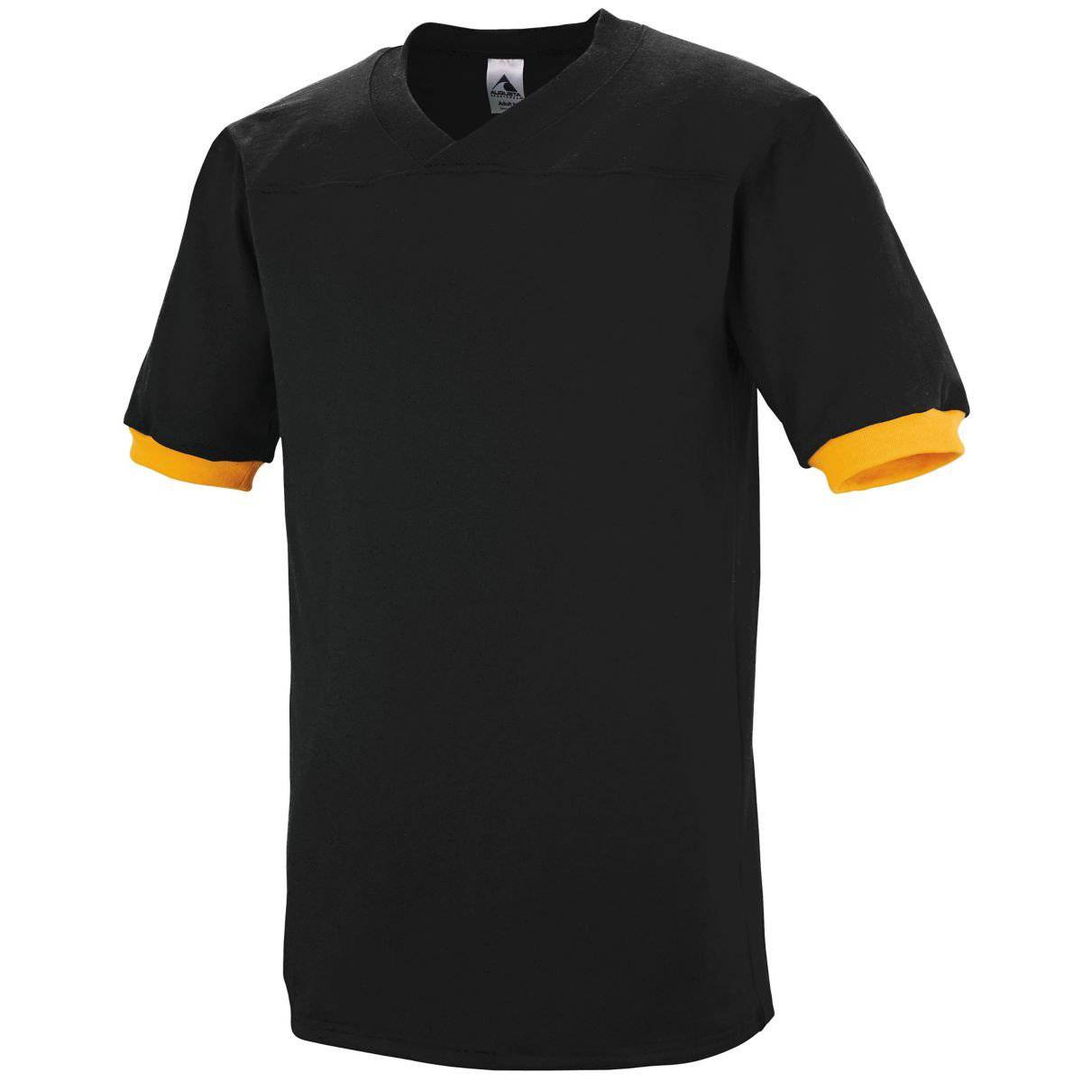 Augusta 374 Fraternity Jersey - Black Gold - HIT a Double