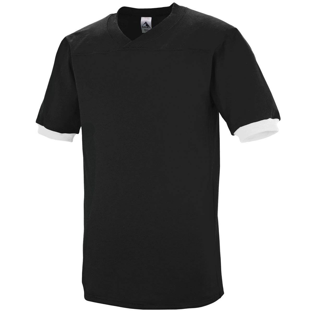 Augusta 374 Fraternity Jersey - Black White - HIT a Double